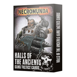 GAMES WORKSHOP WAR 60050599030 NECROMUNDA HALLS OF THE ANCIENTS GANG TACTICS CARDS