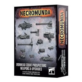 GAMES WORKSHOP WAR 99120599070 NECROMUNDA IRONHEAD SQUAT PROSPECTORS WEAPONS & UPGRADES