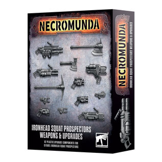 GAMES WORKSHOP WAR 99120599070 NECROMUNDA IRONHEAD SQUAT PROSPECTORS WEAPONS & UPGRADES