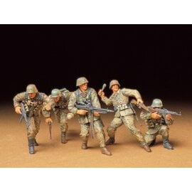 TAMIYA TAM 35196 1/35 GERMAN FRONT-LINE INFANTRYMEN PLASTIC MODEL