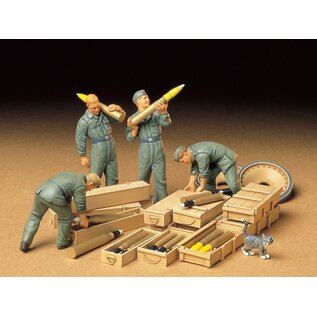 TAMIYA TAM 35188 1/35 German Tank Ammo Loading Crew plastic model