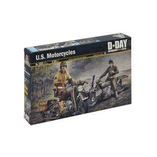 ITALERI ITA 322 U.S. MOTORCYCLES 1/35 PLASTIC MODEL