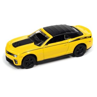 JOHNNY LIGHTNING JL 05392 2013 CHEVY CAMARO ZL1 RALLY YELLOW RELEASE 2 VER.B 1/64 DIE-CAST