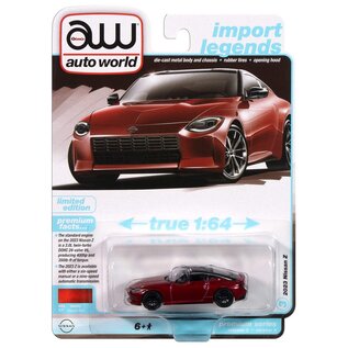 AUTOWORLD AW 06755 2023 NISSAN Z PASSION RED 1/64 DIE-CAST