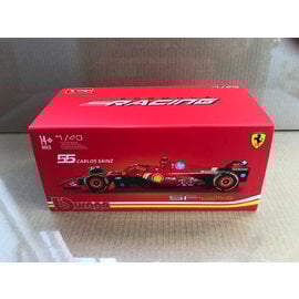 BURAGO BUR 18-36843-S Bburago 1/43 Ferrari Season Car w/ driver (2024) (Sainz #55)