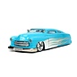 JADA TOYS JAD 33527 Jada 1/24 "BIGTIME Muscle" - 1951 Mercury - Light Blue with White Flames