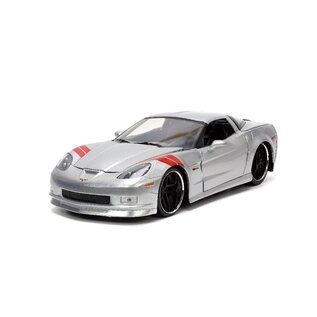 JADA TOYS JAD 33053 Jada 1/24 "BIGTIME Muscle" - 2006 Chevy Corvette Z06 - Candy Silver