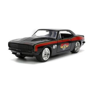 JADA TOYS JAD 33052 Jada 1/24 "BIGTIME Muscle" - 1967 Mickey Thompson Chevy Camaro - Glossy Black Red