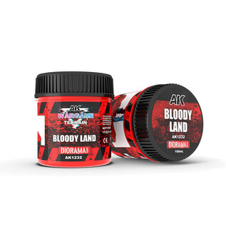 AK INTERACTIVE AK 1232 AK Interactive Wargame Battle Ground Terrains Bloody Land - 100ml (Acrylic)