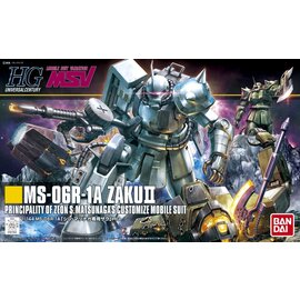 BANDAI BAN 5057749 Bandai HGUC 1/144 #154 MS-06R-1A Zaku II Shin Matsunaga