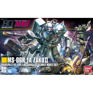 BANDAI BAN 5057749 Bandai HGUC 1/144 #154 MS-06R-1A Zaku II Shin Matsunaga