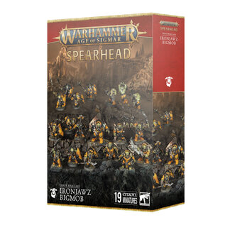 GAMES WORKSHOP WAR `99120209122 AOS SPEARHEAD IRONJAWZ BIGMOB