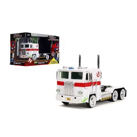 JADA TOYS JAD 35572 Jada 1/24 "Hollywood Rides" Transformers - G1 Optimus Prime (w/ ECTO-1 Graphics)