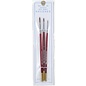 ATLAS RR ATL 58 RED SABLE AND CAMEL HAIR 3 PACK BRUSHES