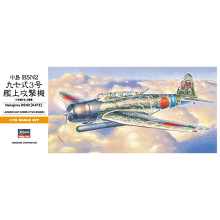 HASEGAWA HAS 00137 1/72 Nakajima B5N2 (Kate) plastic model
