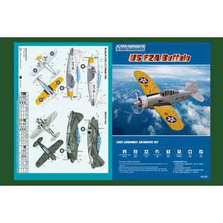 HOBBYBOSS HOB 800290 1/72 US F2A Buffalo plastic model