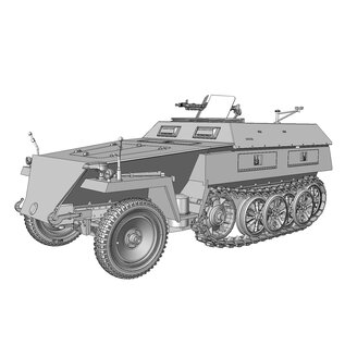 DAS WERK DW 35029 Das Werk 1/35 le.SPW Sd.Kfz.250/1 Ausf.B (neu) plastic model