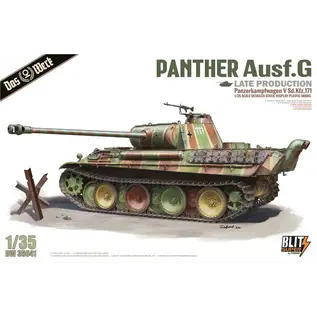 DAS WERK DW 35041 Das Werk Super Blitz 1/35 Panther Ausf.G Late Production, Panzerkampfwagen V Sd.Kfz.171