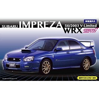 FUJIMI FUJ 039404 Fujimi Subaru Impreza WRX Sti/2003 V-Limited w/Window Frame Masking Seal