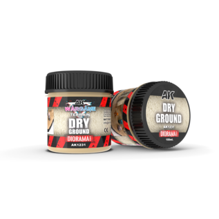 AK INTERACTIVE AK 1231 AK Interactive Wargame Battle Ground Terrains Dry Ground - 100ml (Acrylic)