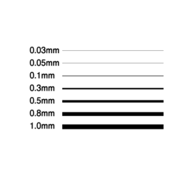 Copic Multiliner CPIC-ML-10198 Copic Multiliner Ink Pen, Black 0.3mm