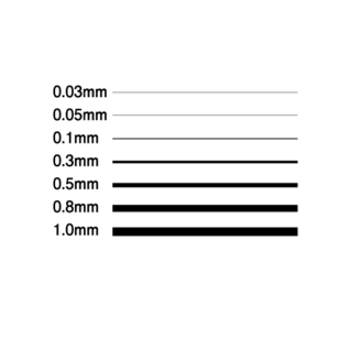 Copic Multiliner CPIC-ML-10198 Copic Multiliner Ink Pen, Black 0.3mm