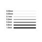 Copic Multiliner CPIC-ML-10198 Copic Multiliner Ink Pen, Black 0.3mm