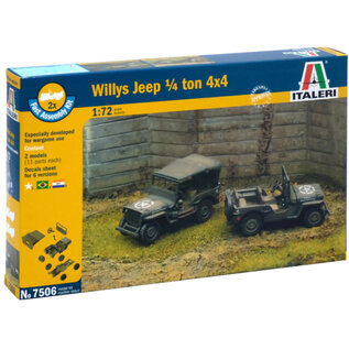 ITALERI ITA 7506 1/72 1/4 Ton 4x4 Truck plastic model