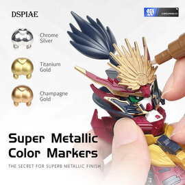 DSPIAE DSP MKS-01 DSPIAE Super Metallic Color Markers - Chrome Silver