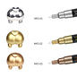DSPIAE DSP MKS-02 DSPIAE Super Metallic Color Markers - Titanium Gold