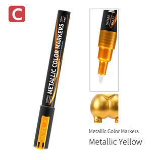 DSPIAE DSP MKA-03 DSPIAE Super Metallic Color Markers - Metallic Yellow