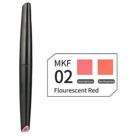 DSPIAE DSP MKF-02 DSPIAE Marker Pen Soft Tipped Water-Based Marker Flourescent Red