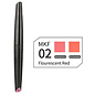 DSPIAE DSP MKF-02 DSPIAE Marker Pen Soft Tipped Water-Based Marker Flourescent Red