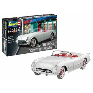 REVELL GERMANY REV 07718 1953 CHEVROLET CORVETTE ROADSTER 1/24 PLASTIC MODEL