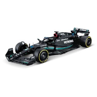 BURAGO BUR 18-28037 Bburago 1/24 Race F1 Mercedes W14 w/figure (2023) (Russell #63)