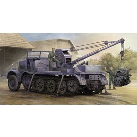 TRUMPETER TRU 09576 Trumpeter 1/35 Schwerer Zugkraftwagen 18t with 6t Billstein-Crane, Sd.Kfz.9/1 plastic model