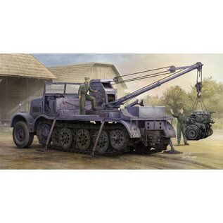 TRUMPETER TRU 09576 Trumpeter 1/35 Schwerer Zugkraftwagen 18t with 6t Billstein-Crane, Sd.Kfz.9/1 plastic model