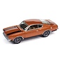 JOHNNY LIGHTNING JL 06210 1969 PLYMOUTH BARRACUDA BRONZE FIRE 1/64 DIE-CAST