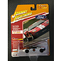 JOHNNY LIGHTNING JL 06213 2005 FORD GT CUSTOM WHITE WITH BLACK AND ORANGE 1/64 DIE-CAST