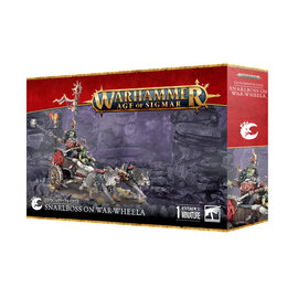 GAMES WORKSHOP WAR 99120209130 GLOOMSPITE GITZ SNARLBOSS ON WAR-WHEELA