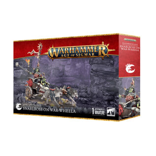GAMES WORKSHOP WAR 99120209130 GLOOMSPITE GITZ SNARLBOSS ON WAR-WHEELA