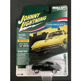JOHNNY LIGHTNING JL 05380 1967 CHEVY CORVETTE 427 GOODWOOD GREEN POLY 1/64 DIE-CAST