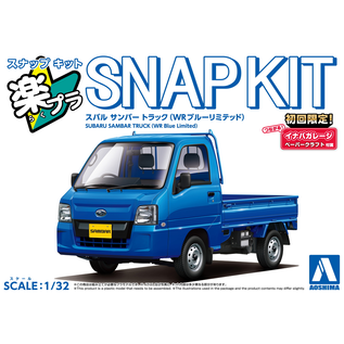 AOSHIMA AOS 06577 Aoshima 1/32 Snap Kit Subaru Sambar Truck (Wr Blue Limited)