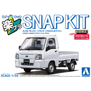 AOSHIMA AOS 06578 Aoshima 1/32 Snap Kit Subaru Sambar Truck (Frost White)