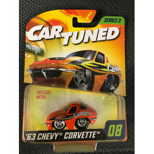 MGA ENTERTAINMENT MGA 526735 1963 CHEVY CORVETTE DIE-CAST CAR TUNED SERIES 3