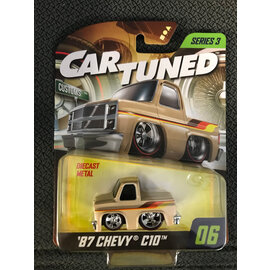 MGA ENTERTAINMENT MGA 526711 1987 CHEVY C10 DIE-CAST CAR TUNED SERIES 3