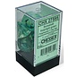 CHESSEX CHX 27595 BOREALIS 7-DIE SET KELP/LIGHT GREEN LUMINARY