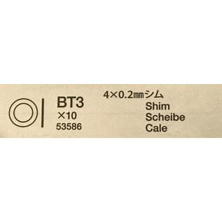 TAMIYA TAM 53586 Shims (10) 4x0.2