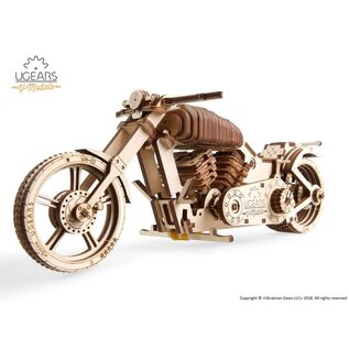 UGEARS UGR 70051 VM02 MOTORCYCLE WOODEN KIT 189 PIECES