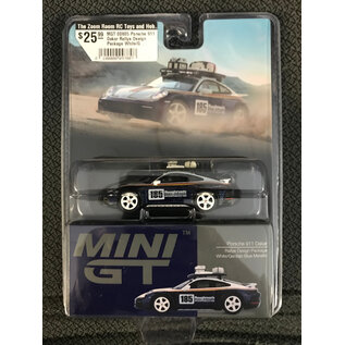 TSM MGT 00805 Porsche 911 Dakar Rallye Design Package White/Gentian Blue Metallic - Mini GT - 1/64